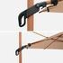 sweeek Rectangular offset parasol Etretat 300 x 400 cm Beige