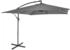 TecTake Square straight parasol Apollon 250 x 250 cm Light grey