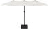 vidaXL Double parasol 449 x 245 cm Sand white