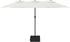 Double parasol with LED Ecru