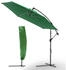 Vounot Round offset parasol 300 cm Grey with cover