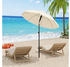 Woltu Beach parasol 155 cm Beige