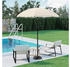 Woltu Beach parasol 155 cm Beige