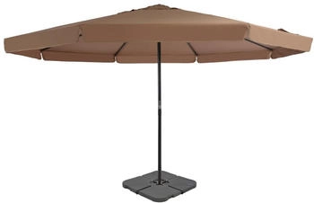 vidaXL Sonnenschirm mit Schirmständer Taupe (276324)