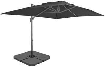 vidaXL Sonnenschirm mit Tragbarem Sonnenschirmständer Anthrazit (276347)