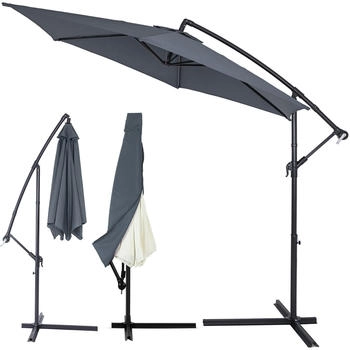 Kingsleeve 330 cm UV 50+ Anthrazit mit Abdeckung grau Metall (996259)