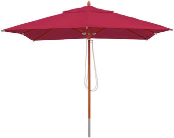 Mendler HWC-C57 3x3m bordeaux rot Massivholz 66526