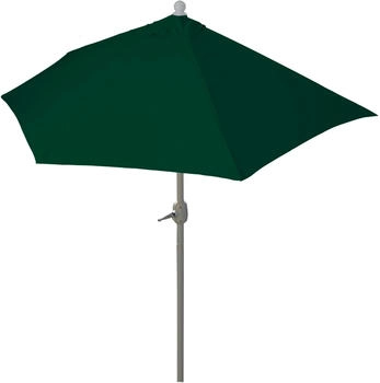 Mendler halbrund Parla Halbschirm UV 50+ Polyester/Alu 3kg 300cm grün ohne Ständer grün 97737