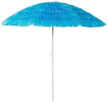 Mojawo Hawaii Gartenschirm rund &Oslash;1,6m Blau knickbar blau