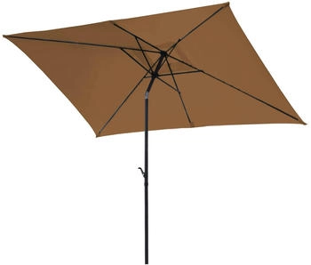 Svita 3x2m rechteckig kippbar Matt Taupe/Schwarz braun Multi-material 92442