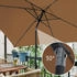 Svita 3x2m rechteckig kippbar Matt Taupe/Schwarz braun Multi-material 92442