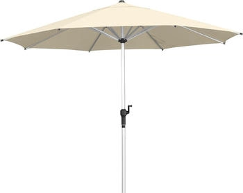 anndora 3m Sonnenschirm Aluminium 8 Streben Farbe Natur