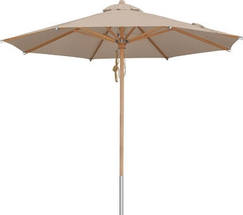 anndora Sonnenschirm 3,5m rund Buche Dark Natur
