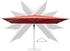 anndora Aluminium Sonnenschirm 3m x 4m mit Bodenanker Terracotta rot