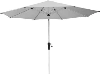 anndora Sonnenschirm ø 3 m Knickbar hellgrau