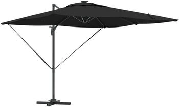 vidaXL Cantilever Roma Sonnenschirm LED 286 x 285 x 270 cm schwarz (42003323)