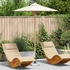 vidaXL Garten-Schirm 180x230 cm Bambus crème (4108080)