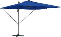 vidaXL Sonnenschirm mit LED-Lichtleisten Azure Blau 286 x 284 x 270 cm