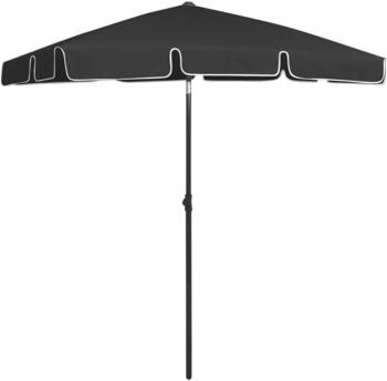vidaXL Strandschirm 180x120 cm schwarz (314725)