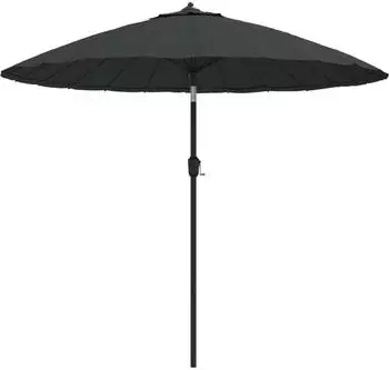 furnicato Sonnenschirm mit Aluminium-Mast 270 cm Anthrazit