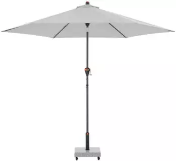 Doppler Mittelmastschirm myZone 305 cm Hellgrau 6-teilig (429465827)