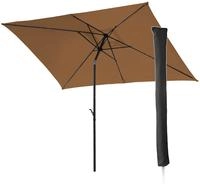 Sonnenschirm Set 3x2m Balkonschirm Rechteckig Mit Sonnenschutz Matt Schutzh&uuml;lle