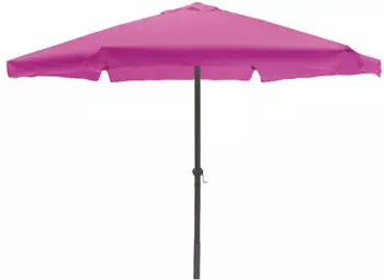 Linder Exclusiv XXL Alu Ø 4 m Kurbelschirm Gartenschirm Krempe brombeer : Brombeer MC2012BB