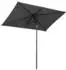 Sekey Balkonschirm 200 x 125 cm Rechteckig grau