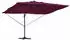 vidaXL Freischwingender Roma LED 352x251x265 cm Aluminium Bordeaux Rot (42003333)