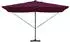 vidaXL Freischwingender Roma LED 352x251x265 cm Aluminium Bordeaux Rot (42003333)