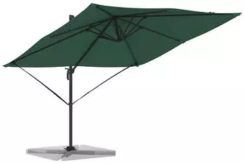 vidaXL Freischwingender Roma-Parasol 286x285x265 cm Aluminium Gr&uuml;n (42003336)
