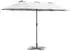 vidaXL Gartenparasol Sandfarbe 380 x 196 x 235 cm (42003367)
