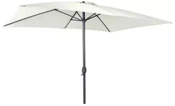 Linder Exclusiv Alu 300x200 cm UV30+ rechteckig Kurbelschirm beige MC2402