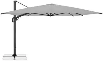 Doppler Life Ampelschirm 400x300cm hellgrau