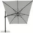 Doppler Life Ampelschirm 400x300cm hellgrau