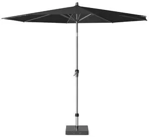 Platinum Sonnenschirm Rio 300x300x238 cm Polyester Anthrazit Schwarz