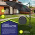tillvex Premium Alu Sonnenschirm 330 cm + Abdeckung & Windsicherung Anthrazit