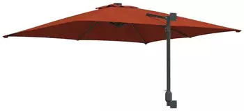 vidaXL Garten-Sonnenschirm Terrakotta 248,5x247,5x160cm
