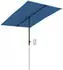 vidaXL Gartenschirm mit Aluminiummast 2x1,5m Azurblau (47343)