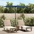 vidaXL Gartenschirm mit Aluminiummast 2x1,5m Azurblau (47343)