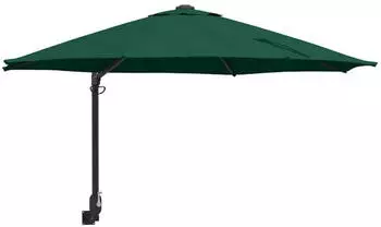 Helloshop26 Neigbarer Gartenschirm 248x248x148cm Polyester Grün (02_0058627)