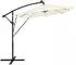 ML-Design Ampelschirm Ø330cm Aluminium LED-Solar UV50+ beige (490018133)