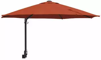 vidaXL Terrassenumbrella Terracotta Aluminiumrahmen Polyesterdach Gro&szlig; (42003232)