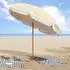 vidaXL Szahl Sonnenschirm Ø 205 x 209 cm gelb/weiß (42006680)
