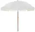 vidaXL Gartenscirm Ø 205 x 209 cm Stahl Grau/Weiß (42006682)