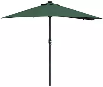 vidaXL Gartenparasol 294 x 150 x 223 cm Stoff Gr&uuml;n (42003260)