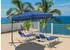 Garden Pleasure Ampelschirm Ø 300 cm BLAU