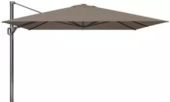 Natur24 Cartagena T1 Premium 350x350x258cm inkl. Granitplatte Polyacryl Braun