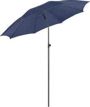 Fare Sonnenschirm XL H&ouml;henverstellbar Knickvorrichtung Lichtschutzfaktor UPF 50+ ⌀235cm Farbe:Nachtblau