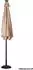 Dema Alu-Sonnenschirm mit Solar-LED-Licht 270 cm Triest beige